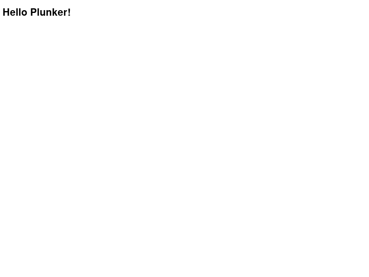 Plunker