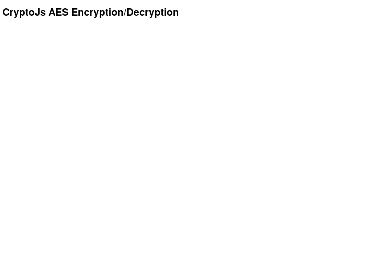 Plunker - Viewing JavaScript Encryption & Decryption