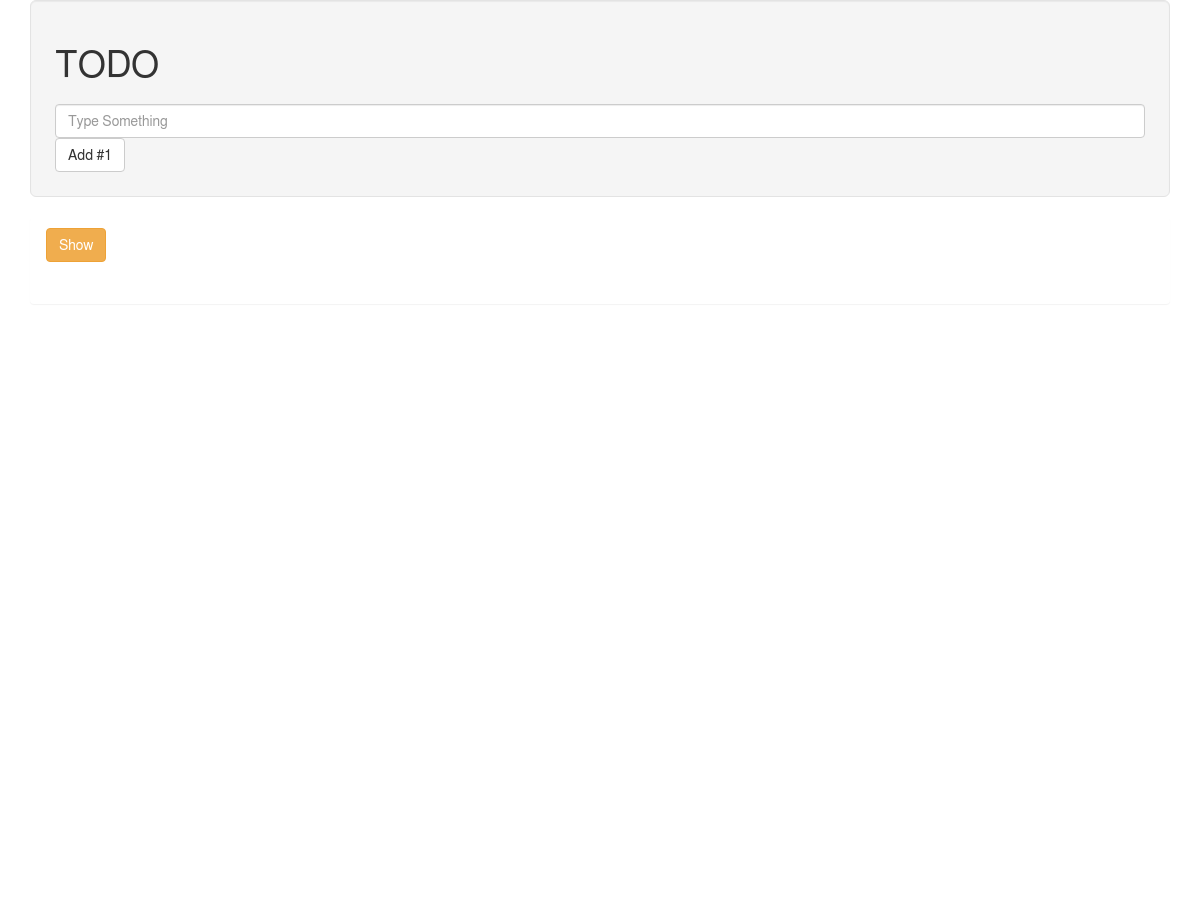 React Todo List Add Button With Bootstrap Plunker React Todo List Add Button With Bootstrap Plunker