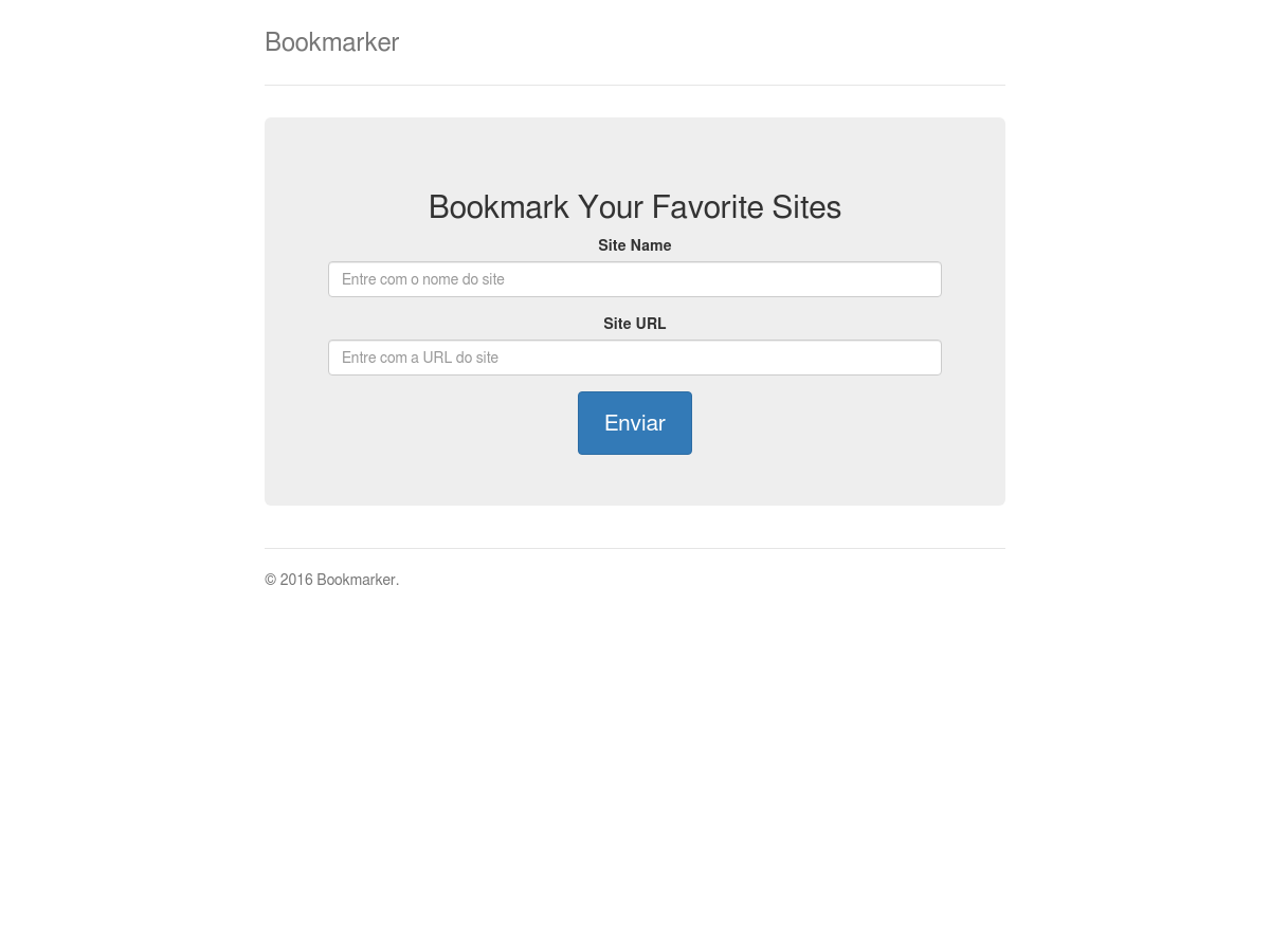 Learn Javascript By Building A Bookmarker Application Plunker